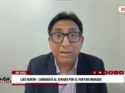 “Estamos ante un pacto mafioso. El presidente será rehén si el Congreso no cambia de partidos” Luis Durán