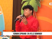 Yorwin Cipriano emociona en Feliz Domingo cantando Gema en SOL TV