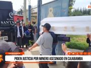 Cajamarca: piden justicia por minero asesinado en Cajabamba