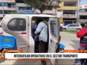 Cajamarca: intensifican operativos en el sector transporte