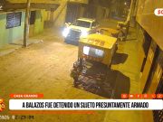 Casa Grande: a balazos fue detenido un sujeto presuntamente armado