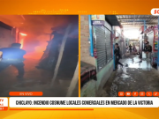 Chiclayo: Incendio en mercado Inca deja pérdidas de S/50 mil