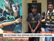 Trujillo: tres detenidos tras atentado con explosivo a panadería