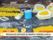 Áncash: Incautan explosivos y maquinaria de minería ilegal en Huallanca
