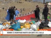 El Porvenir: homicidio de hombre con corte en el cuello