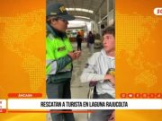 Áncash: rescatan a turista estadounidense en Laguna Rajucolta
