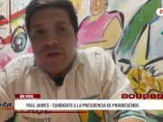 “El Jurado no ha notificado todavía el inicio del procedimiento sancionador contra Acuña por entrega de víveres” Candidato presidencial de Progresemos, Paul Jaimes