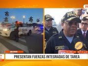 Presentan Fuerzas Integradas de Tarea para combatir criminalidad en 27 distritos del Perú
