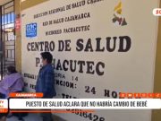 Cajamarca: Salud descarta cambio de bebé tras prueba de ADN