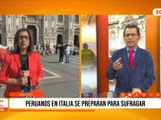 Internacional: peruanos en Italia empezarán a sufragar dentro de algunas horas
