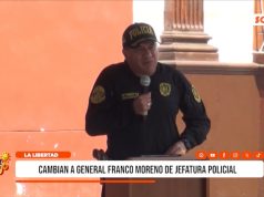 La Libertad: cambian a general Franco Moreno de jefatura policial