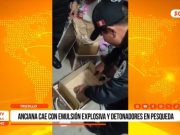 Trujillo: anciana cae con emulsión explosiva y detonadores en Pesqueda