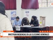 Áncash: investigan incidencias en las elecciones generales