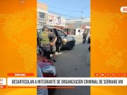 Áncash: desarticulan a integrantes de organización criminal de Serrano Jim
