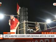 Nacional: López Aliaga pide elecciones complementarias antes del 3 de mayo