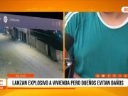 Trujillo: lanzan explosivo a vivienda, pero dueños evitan daños
