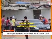 La Esperanza: sicarios asesinan a joven en la puerta de su casa