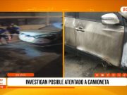 Trujillo: Posible atentado con explosivo daña camioneta y alarma a vecinos