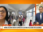 Reniec aclara confusión por supuesta electora fallecida en Trujillo durante elecciones