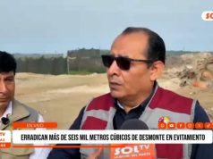 Trujillo: Erradican más de seis mil metros cúbicos de desmonte en evitamiento