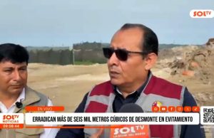 Trujillo: Erradican más de seis mil metros cúbicos de desmonte en evitamiento