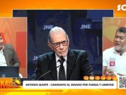 «Ricardo Belmont es un estafador, un lobo vestido de oveja y sus propuestas son estúpidas. Da pena ver cómo caen en la trampa de los tiktokers»: Antonio Quispe, candidato al Senado nacional por Fuerza y Libertad