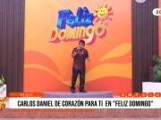 Carlos Daniel de Corazón Para Ti destaca en Feliz Domingo