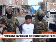 Trujillo: desarticulan banda criminal «Los Terribles de Trujillo», facción de la O.C. «Los Pulpos»