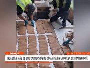 Chiclayo: incautan más de 600 cartuchos de dinamita en empresa de transporte