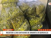 La Libertad: incautan más de 4 mil cartuchos de dinamita en Quiruvilca