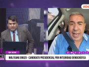 «Acuña no puede hilar dos frases, no lee bien y hace de la educación un negocio. Admito que fue un error negar a Zamir Villaverde»: Wolfgang Grozo, candidato presidencial de Integridad Democrática