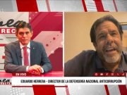 “Me parece muy prematuro elegir un nuevo jefe de la ONPE. Un concurso serio no se hace en tan poco tiempo”: Eduardo Herrera, director de la Defensoría Nacional Anticorrupción