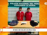 Trujillo: retienen a dos escolares con arma de fuego