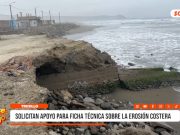 Trujillo: solicitan apoyo para ficha técnica sobre la erosión costera