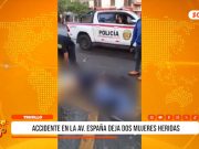 Trujillo: accidente en av. España deja dos mujeres heridas