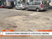 Trujillo: se quejan de pésimas condiciones de la pista en calle Amazonas