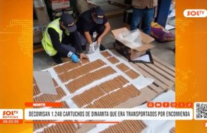 Trujillo: decomisan más de mil cartuchos de dinamita que eran transportados por encomienda