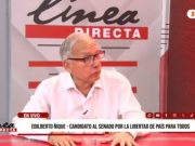 Candidato al Senado por La Libertad, Edilberto Ñique: “Es muy lamentable que el megaproyecto Chavimochic esté paralizado 10 años, por errores y decisiones políticas desafortunadas”