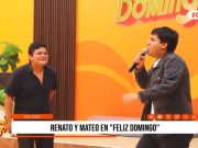 Renato Nicolini y Mateo Cueva emocionan en Feliz Domingo con Amor Vuelve