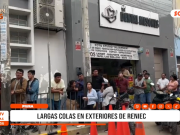 Piura: largas colas en exteriores de RENIEC