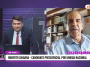«Si con abrazos, besos y hablar con la mamá de los delincuentes vamos aplicar en seguridad, que Dios nos libre y comencemos a rezar»: Roberto Chiabra, candidato presidencial por Unidad Nacional