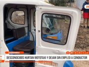 Cajamarca: desconocidos hurtan mototaxi y dejan sin empleo a conductor