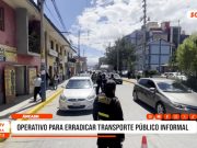 Áncash: operativo para erradicar transporte público informal