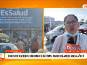 Chiclayo: traslado aéreo de paciente crítico cardíaco