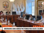 Trujillo: Gobernadora Joana Cabrera pide permiso para viajar a Colombia