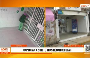Salaverry: capturan a sujeto por robo de celular