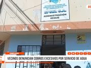 Reque: Altos cobros de agua generan indignación vecinal