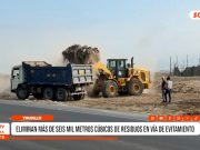 Trujillo: eliminan más de seis mil metros cúbicos de residuo en Vía de Evitamiento