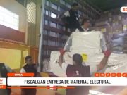 Piura: realizan entrega de material electoral
