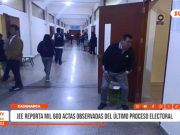 Cajamarca reporta mil 600 actas observadas tras elecciones del 12 de abril